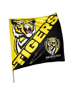 Richmond Tigers AFL Square Game Day Flag
