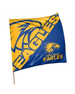 West Coast Eagles AFL Square Game Day Flag