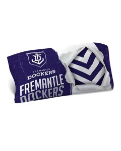 Fremantle Dockers AFL Team Logo Pillow Case Single Pillowslip