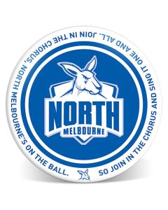 4 X North Melbourne Kangaroos AFL Melamine Plates