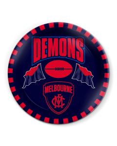 Melbourne Demons AFL 20cm Melamine Snack Plate