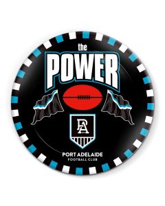 Port Adelaide Power AFL 20cm Melamine Snack Plate