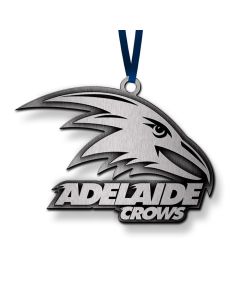 Adelaide Crows AFL Metal Christmas Tree Ornament Decoration