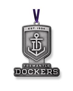 Fremantle Dockers AFL Metal Christmas Tree Ornament Decoration