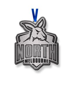 North Melbourne Kangaroos AFL Metal Christmas Tree Ornament Decoration