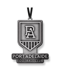 Port Adelaide Power AFL Metal Christmas Tree Ornament Decoration