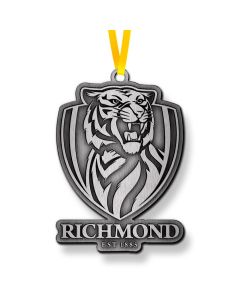 Richmond Tigers AFL Metal Christmas Tree Ornament Decoration