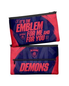 Melbourne Demons AFL Large Pencil Case