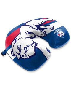 Western Bulldogs AFL Travel Pillow