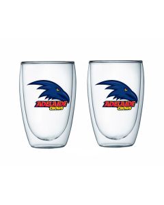 Adelaide Crows AFL Double Walled Glasses Set