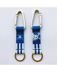 North Melbourne Kangaroos AFL Carabiner Keyring