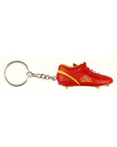 Gold Coast Suns AFL Football Boot Keyring