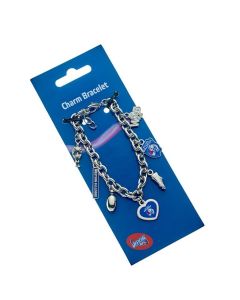 Western Bulldogs AFL Charm Bracelet
