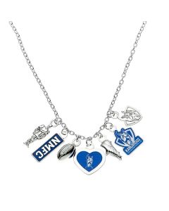 North Melbourne Kangaroos AFL Charm Necklace