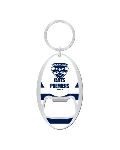 Geelong Cats AFL Premiers 2022 Opener Keyring