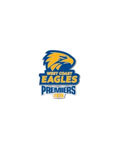 West Coast Eagles AFL Premiers 2018 Logo Lapel Pin 