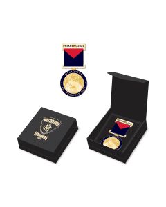 Melbourne Demons AFL Premiers 2021 Medal Badge with Ribbon 