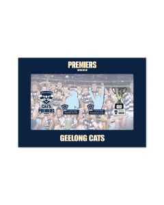 Geelong Cats AFL Premiers 2022 Logo Lapel Pin Set