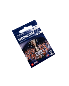 Geelong Cats AFL Premiers 2011 Trophy Lapel Pin