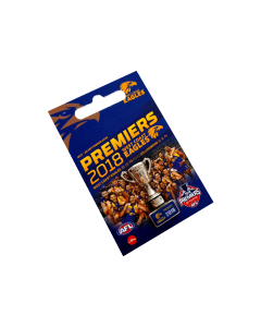 West Coast Eagles AFL Premiers 2018 Trophy Lapel Pin