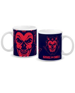 Melbourne Demons AFL Hell Logo Coffee Cup