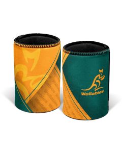 Wallabies Rugby Union Coloured Can Cooler Stubby Holder