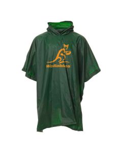 Australian Wallabies Rugby Union Poncho Plastic Disposable Rain Coat With Logo