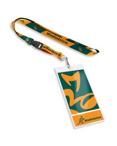 Australian Wallabies Lanyard