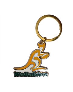 Australian Wallabies Rugby Union Logo Keyring