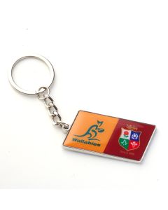 British and Irish Lions  x Wallabies Logo Enamel Keyring