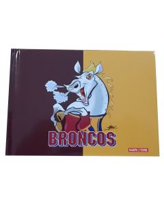 Broncos NRL Paul Harvey Design Autograph Book