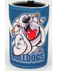 Bulldogs Rugby League Paul Harvey Design Can Cooler Stubby Holder