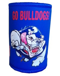 Go Bulldogs Mascot Paul Harvey Design Can Cooler Stubby Holder