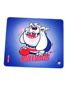 Bulldogs Mascot Paul Harvey Design Coaster