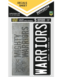 New Zealand Warriors NRL UV Bumper Stickers