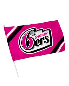 Sydney Sixers Big Bang League KFC Cricket Small Supporters Flag