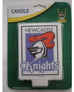 Newcastle Knights NRL Team Logo Large Candle