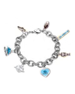 Cronulla Sharks NRL Charm Bracelet