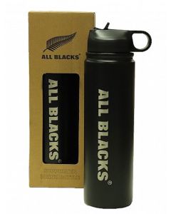 New Zealand All Blacks Rugby Union Double Walled Stainless Steel Drink Bottle
