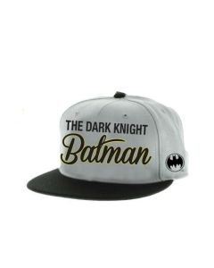 DC Comic Batman Dark Knight Flat Peak Snap Back Cap