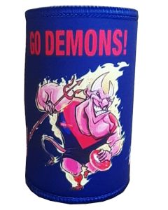 Go Demons Mascot Paul Harvey Design Can Cooler Stubby Holder