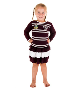 Manly Sea Eagles NRL Girls Dress Size 3