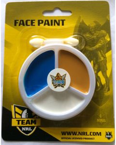 Gold Coast Titans NRL Face Paint