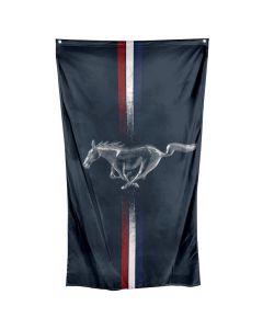 Ford Navy Mustang Design Cape or Wall Flag