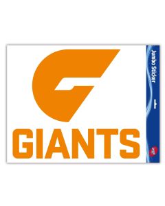 Greater Western Sydney Giants AFL Supersized Jumbo Team Logo Sticker