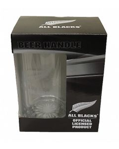 New Zealand All Blacks Stein Glass
