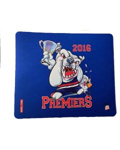 Bulldogs Premiers 2016 Mascot Paul Harvey Design Mouse Mat 