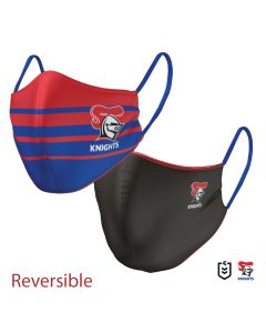 Newcastle Knights NRL Large Adult Face Mask 