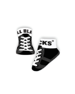 New Zealand All Blacks Infant Boot Socks 6-12 Months