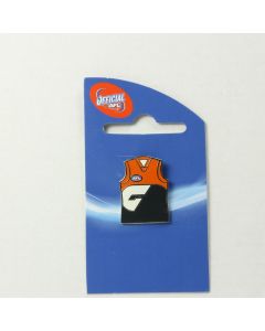 GWS Giants AFL Guernsey Lapel Pin 